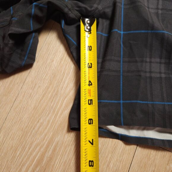 Lululemon Pace Breaker Shorts Mens XL Black Check 7” Gym Lined Athletic - Picture 10 of 11